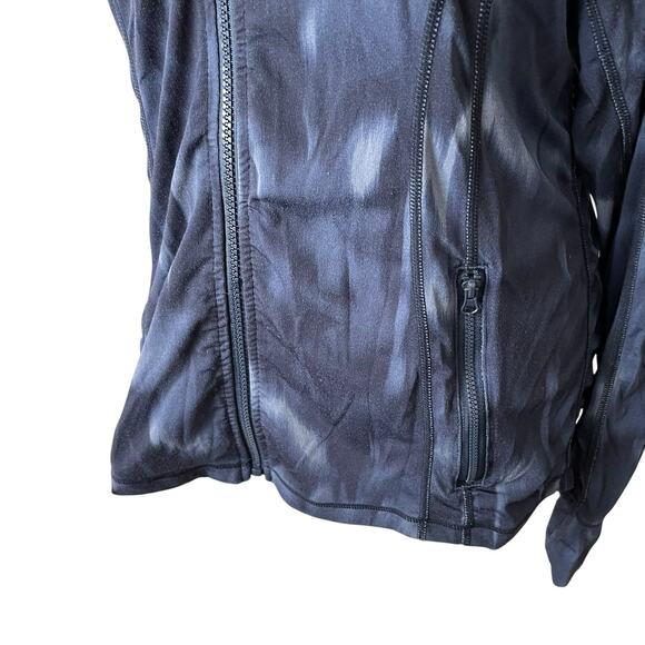 Member's Mark XL Zen Active Jacket Blue Tie Dye Full Zip Pockets Workout - Picture 5 of 10